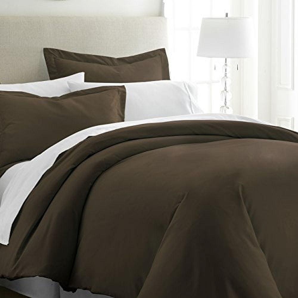 Chocolate 3 Piece Duvet Cover Set Twin/Twin Extra Long, by Simply Soft