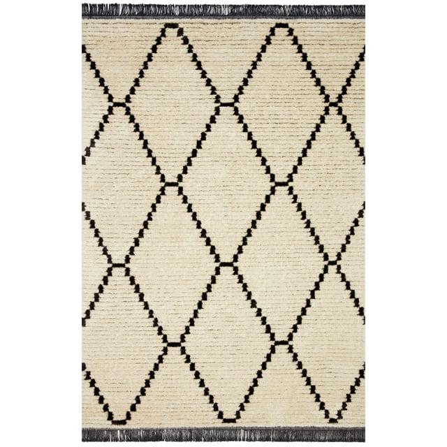 Chris Loves Julia x Loloi Alice Geometric Cream/Charcoal Rug