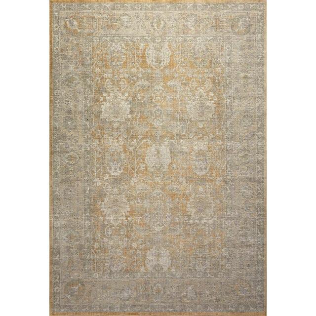 Chris Loves Julia x Loloi Rosemarie Oriental Gold/Sand Area Rug