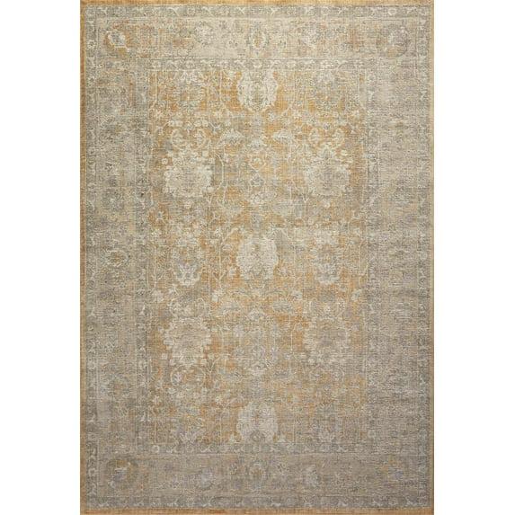 Chris Loves Julia x Loloi Rosemarie Oriental Gold/Sand Area Rug