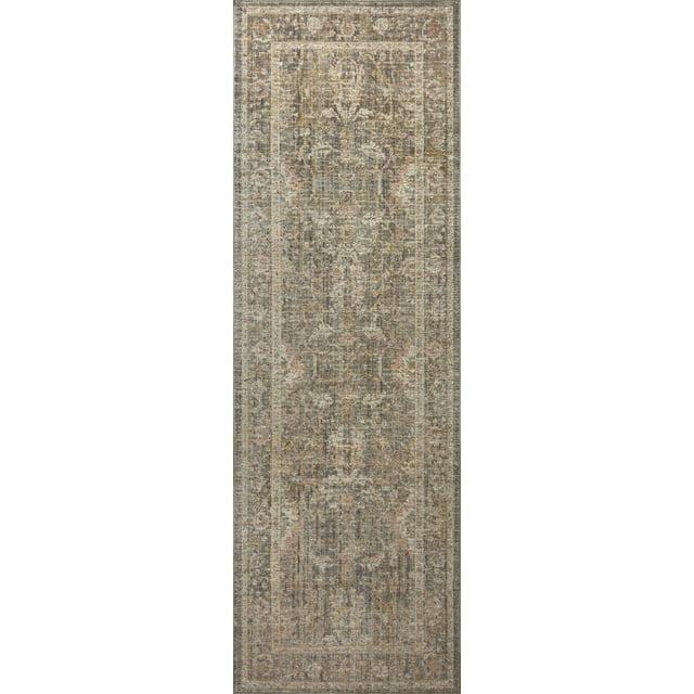 Rosemarie Rug by Chris Loves Julia x Loloi - Sage and Blush / 2'7" x 12' Runner