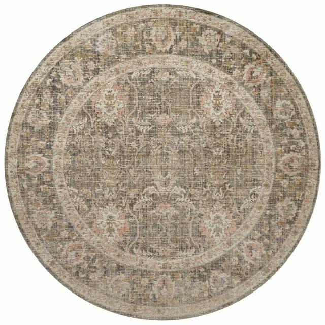 Rosemarie Rug by Chris Loves Julia x Loloi - Sage and Blush / 3'2" Round