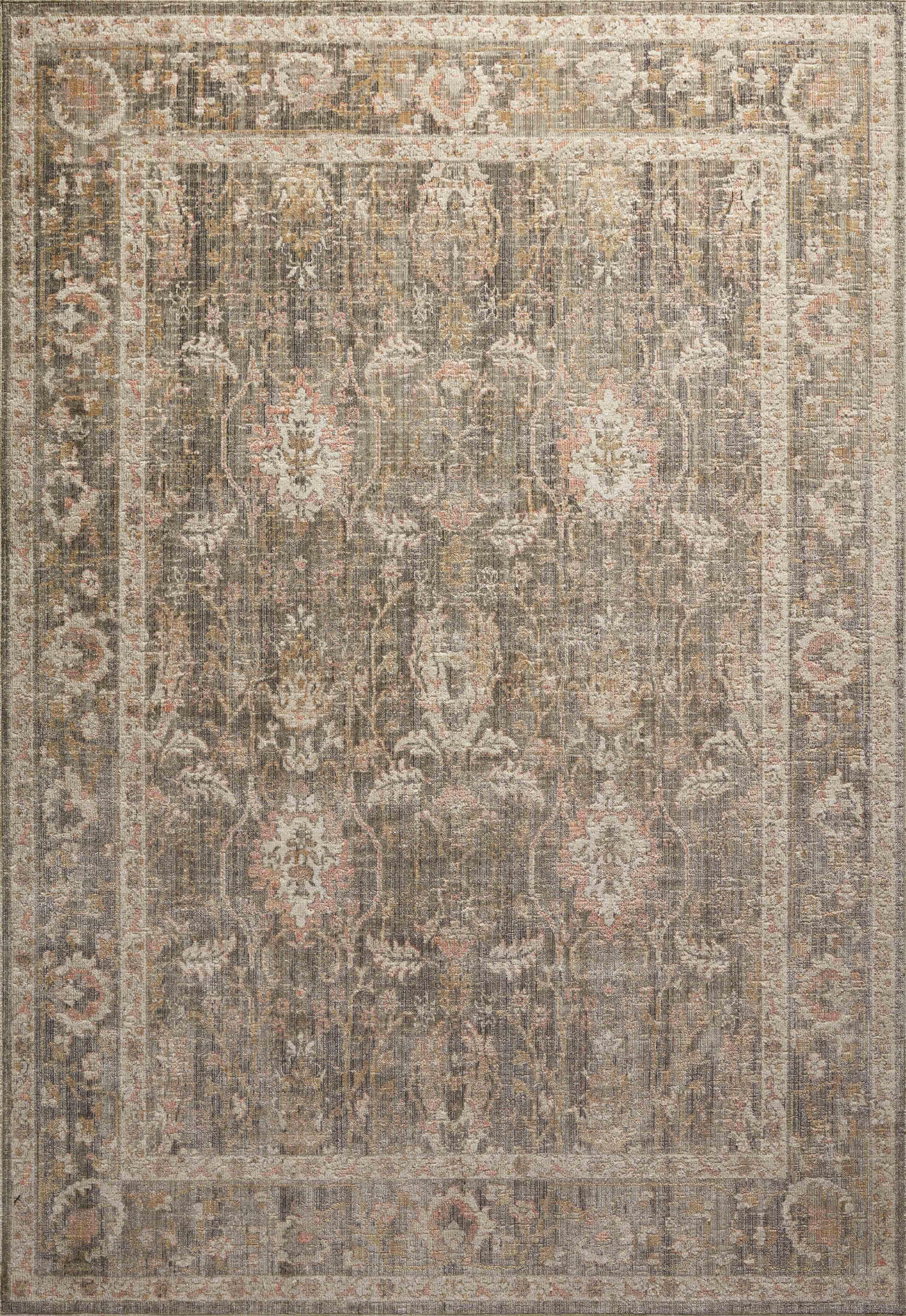 Rosemarie Rug by Chris Loves Julia x Loloi - Sage and Blush / 3'7" x 5'7"