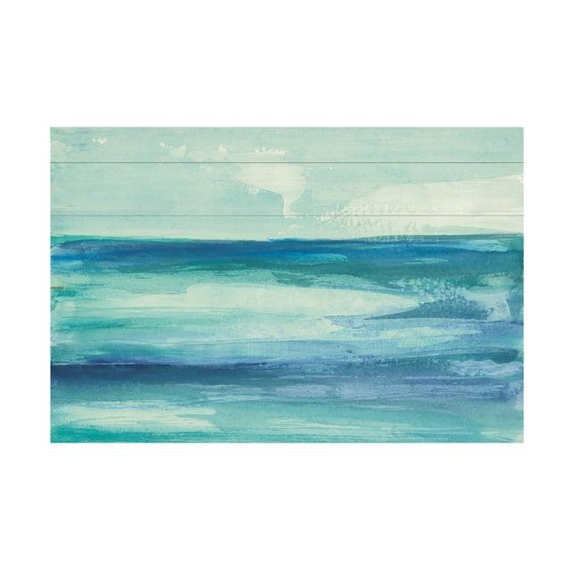Wrought Studio™ " Seascape I " by Chris Paschke Painting Print