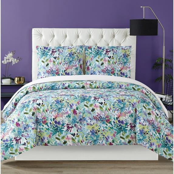Christian Siriano Christian Siriano NY® Dahlia Duvet Cover Set – Bold Floral Print & Vibrant Color