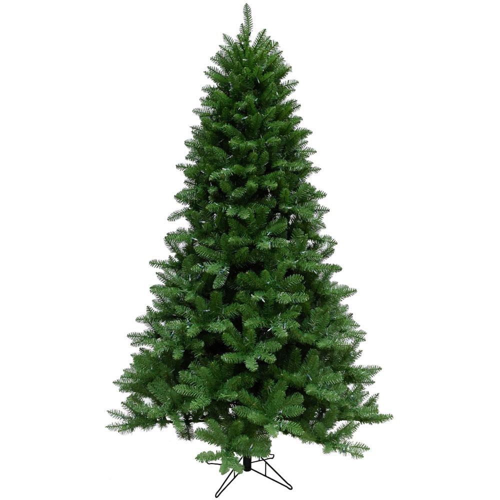 6.5-Ft Greenland Pine Artificial Christmas Tree with Multicolor LED Lights