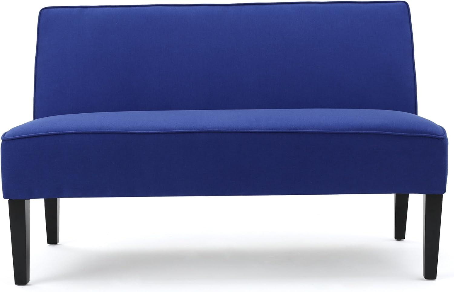 Christopher Knight Home Dejon Loveseat Royal Blue : Upholstered Polyester, Spot Clean, 2-Seater Couch