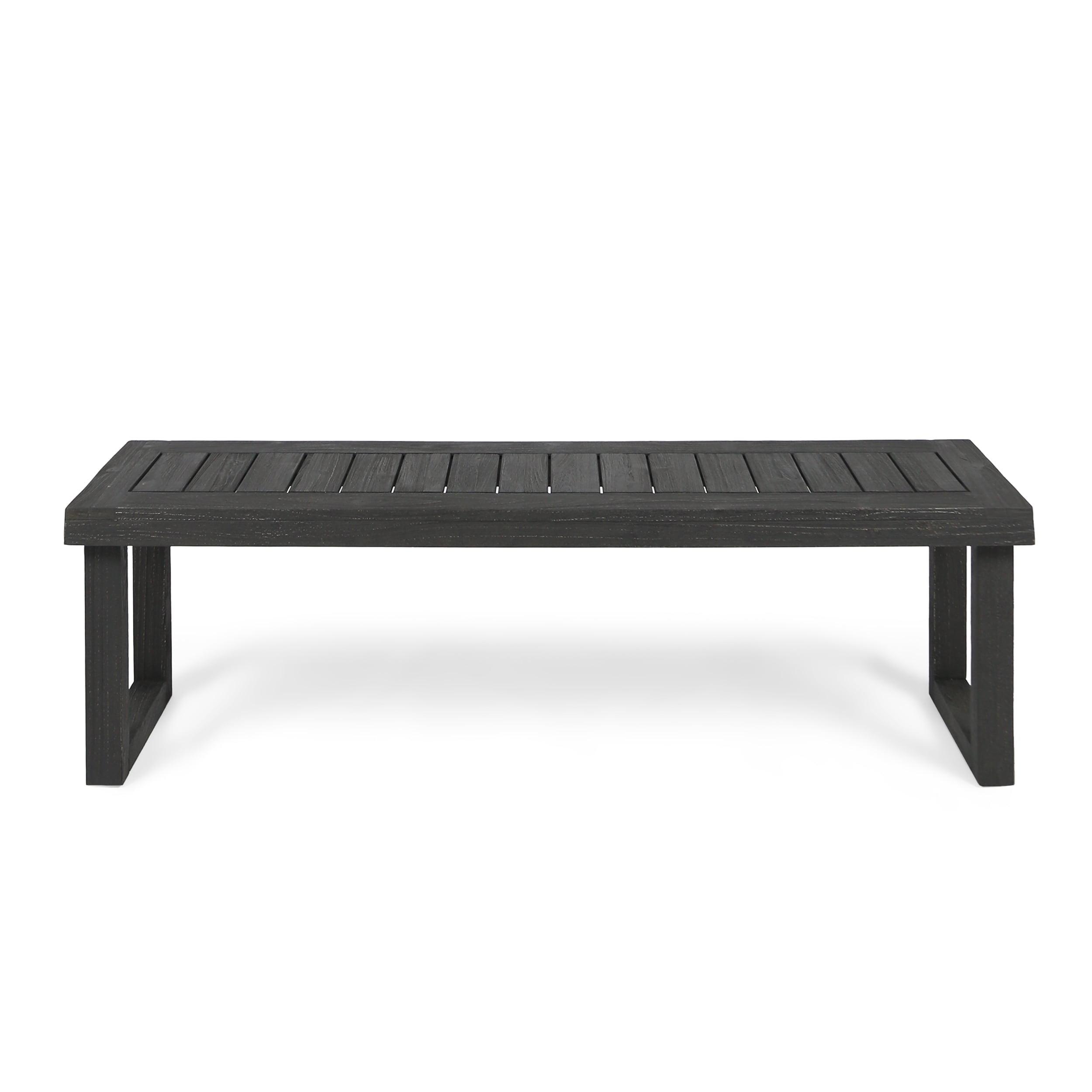 Millwood Pines Egor Acacia Wood Outdoor Bench