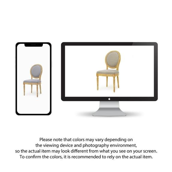Set of 2 Phinnaeus Dining Chair Gray - Christopher Knight Home: French Country, Upholstered, Rubberwood