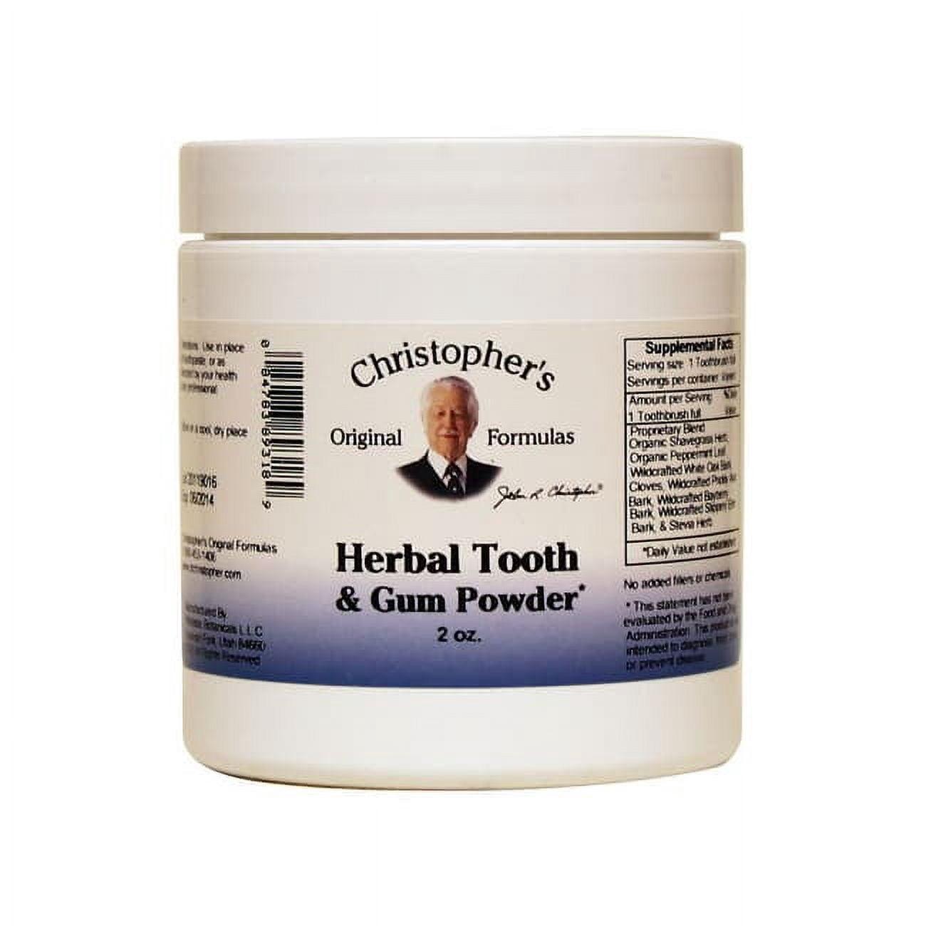 Christopher's Original Formulas Herbal Tooth & Gum Powder, 2 oz