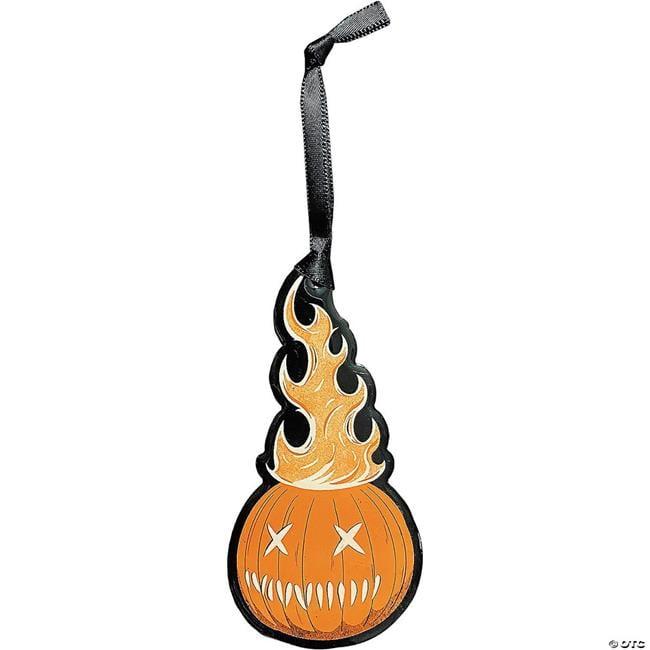 Halloween Sam O'Lantern Pumpkin Metal Ornament Set