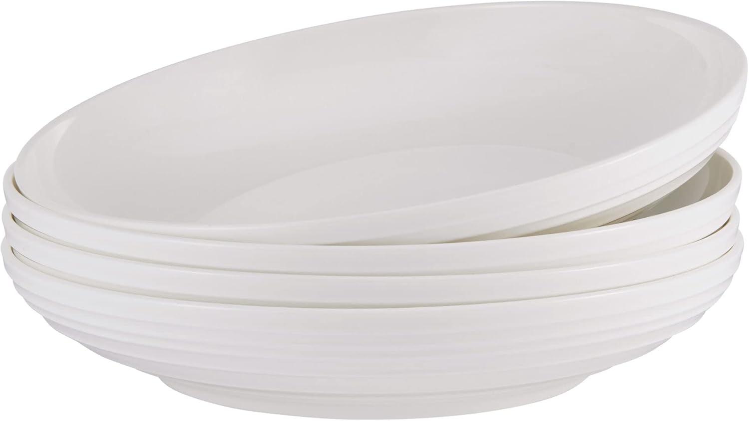 Mikasa Ciara 9 in. Bone China Pasta Bowls (Set of 4)