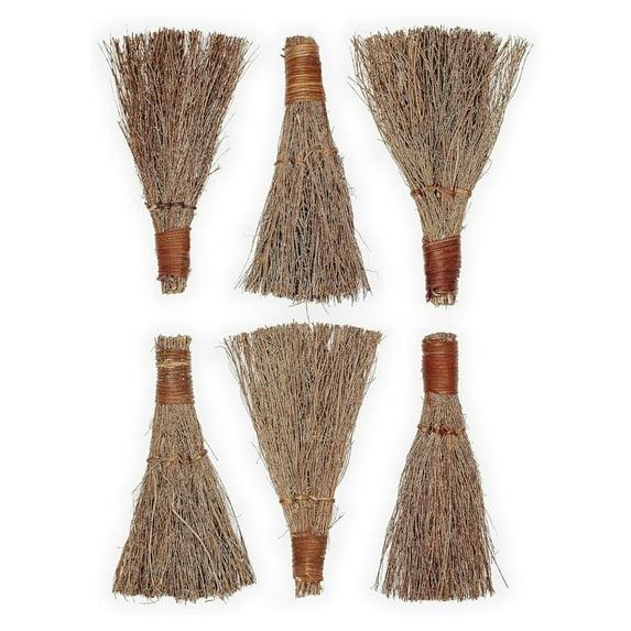 Cinnamon Scented Broom (6-Pack) - 6" Heather Broom - Holiday Decor