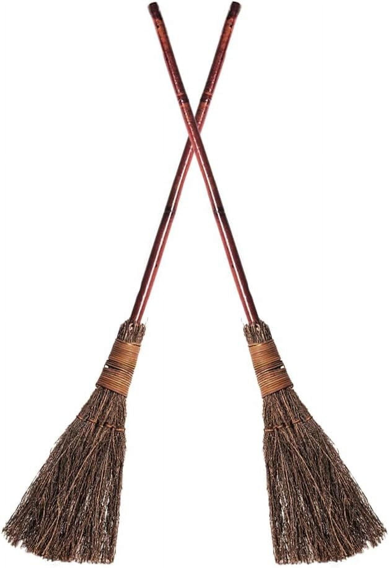 36 in. Classic Cinnamon Bamboo Handle Scented Broom (2-Pack)