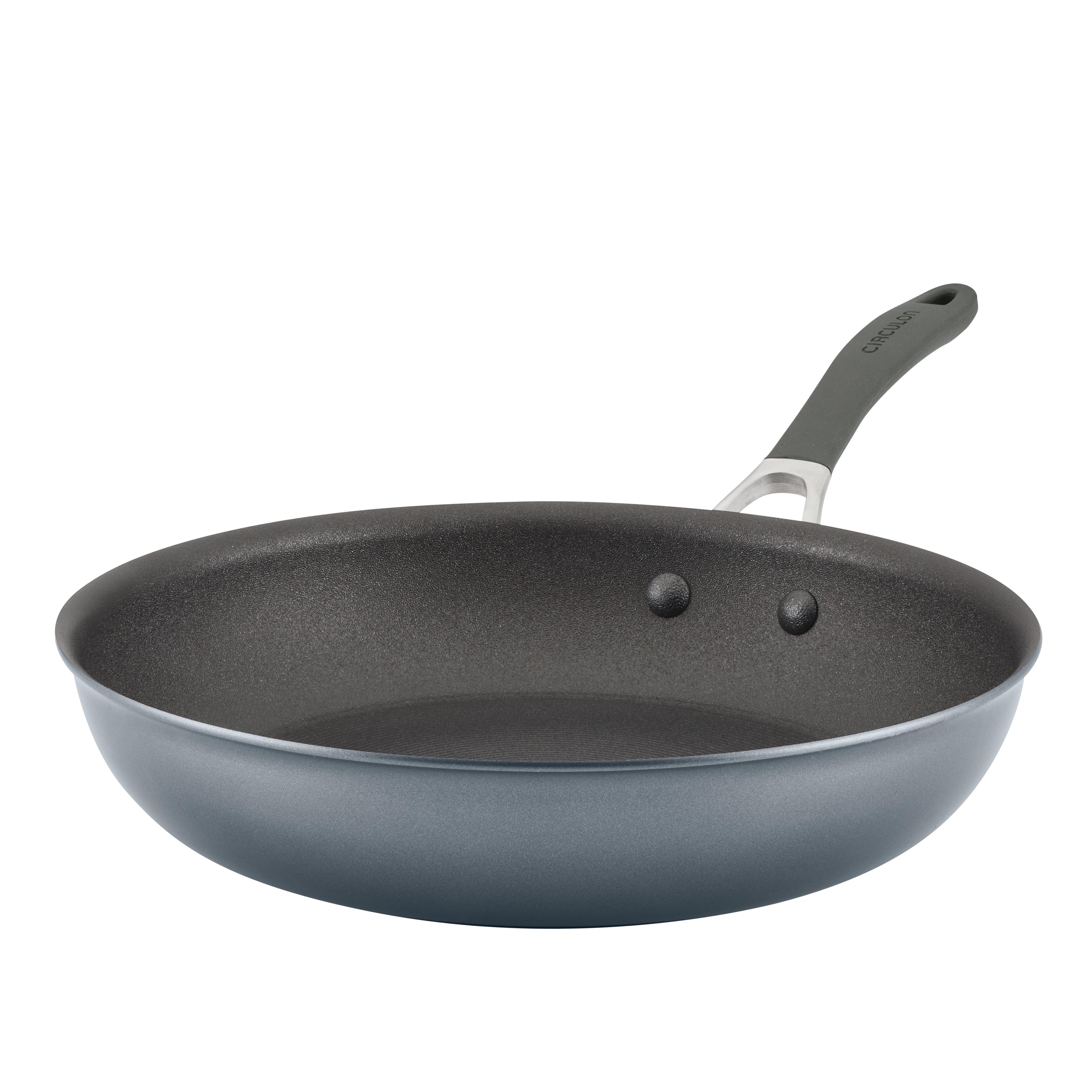 Circulon A1 Series with ScratchDefense Technology 12" Nonstick Induction Frying Pan Graphite: Dishwasher-Safe, Aluminum