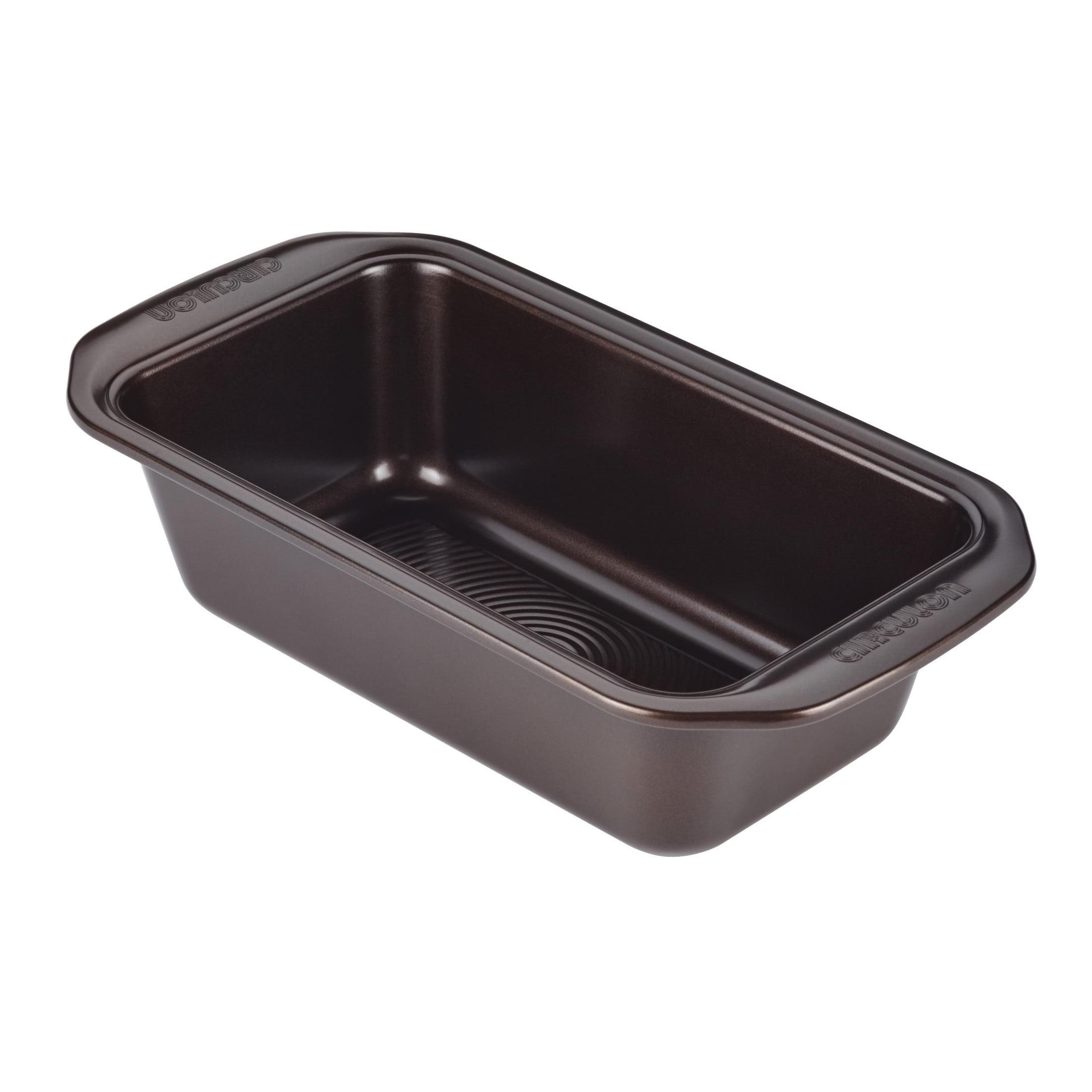 Circulon 9"x5" Loaf Pan Chocolate: Nonstick Rectangle Aluminum Baking Dish, Oven-Safe, Dishwasher-Safe