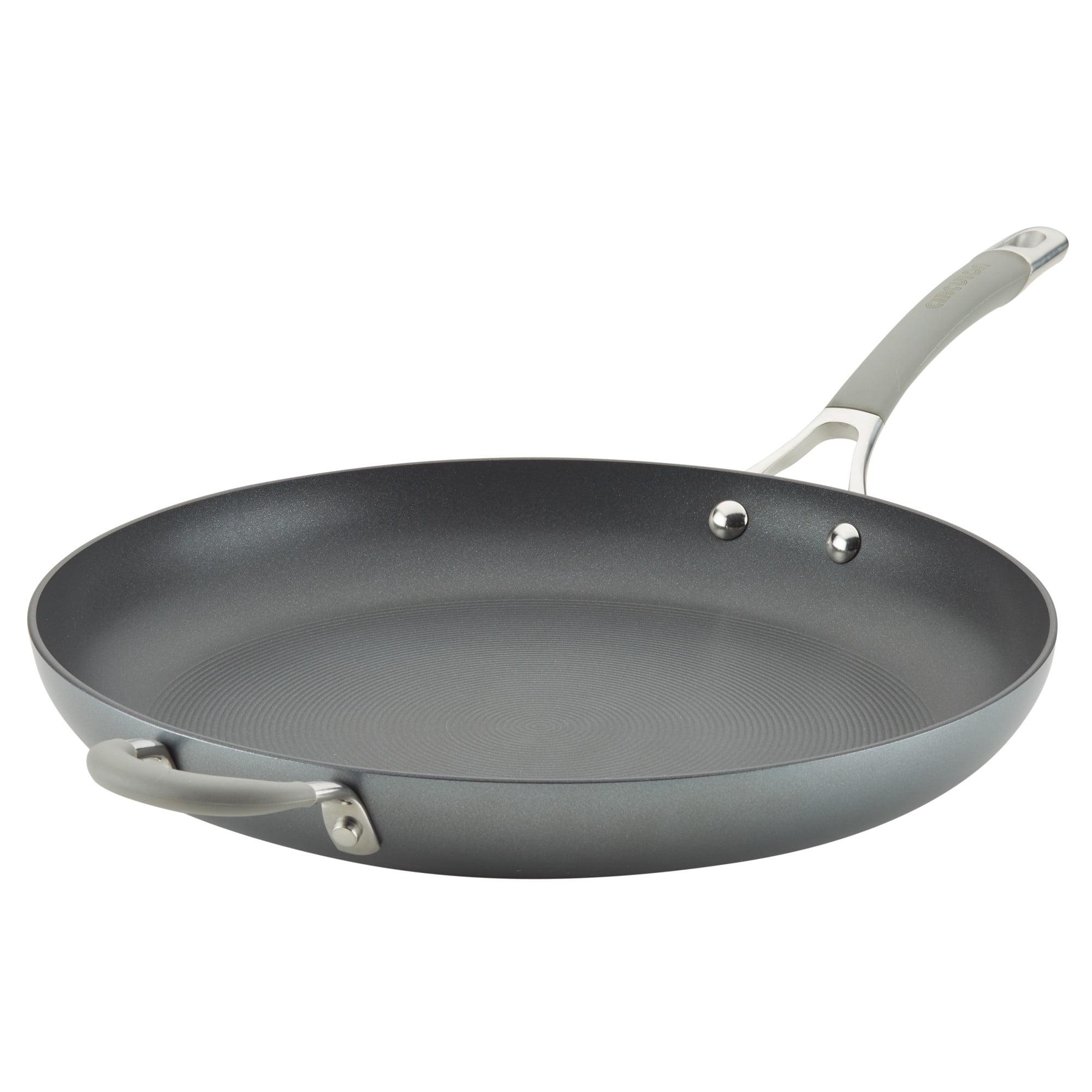 Circulon Elementum 14" Nonstick Frying Pan/Skillet with Helper Handle, Oyster Gray