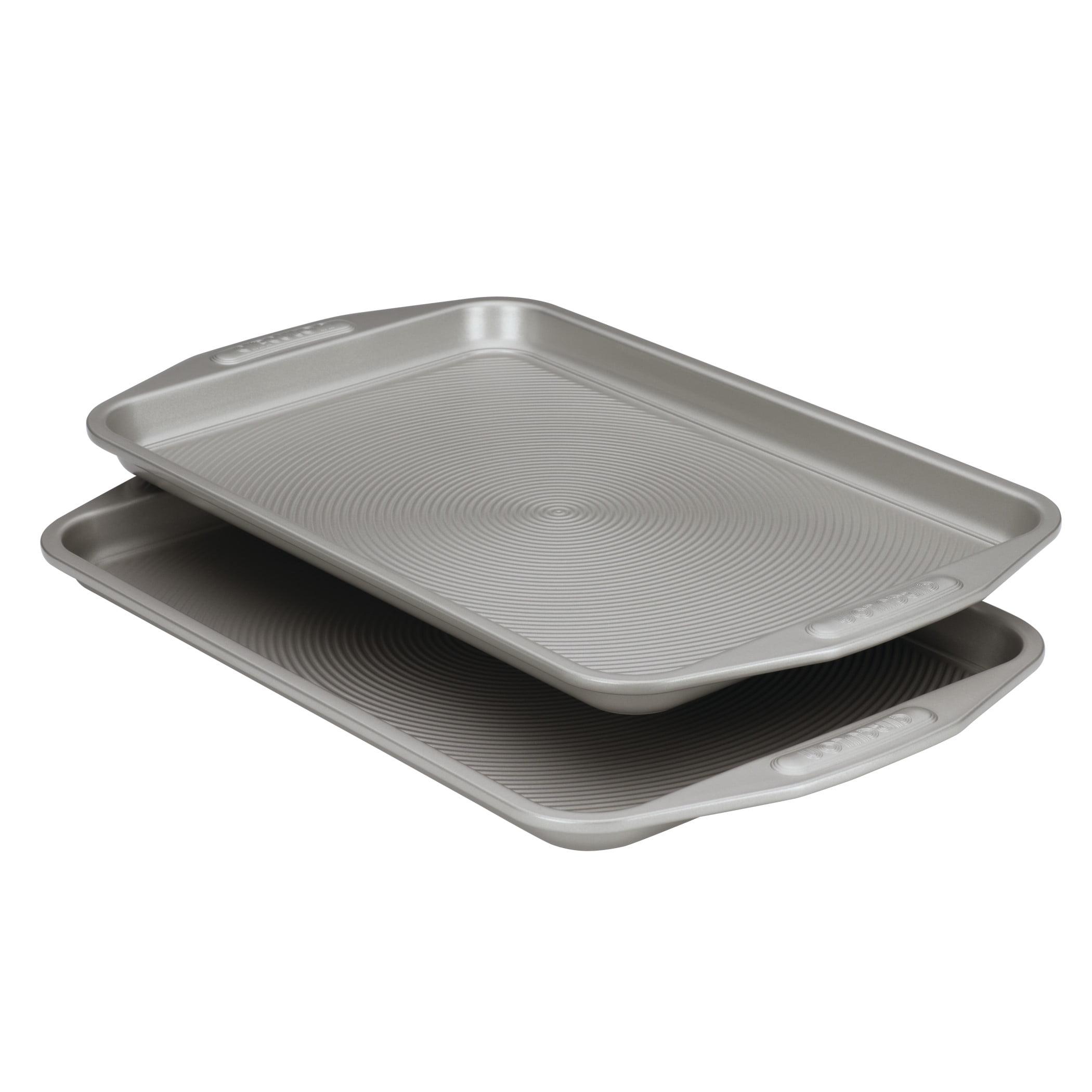 Gray Carbon Steel Non-stick Cookie Sheet Set