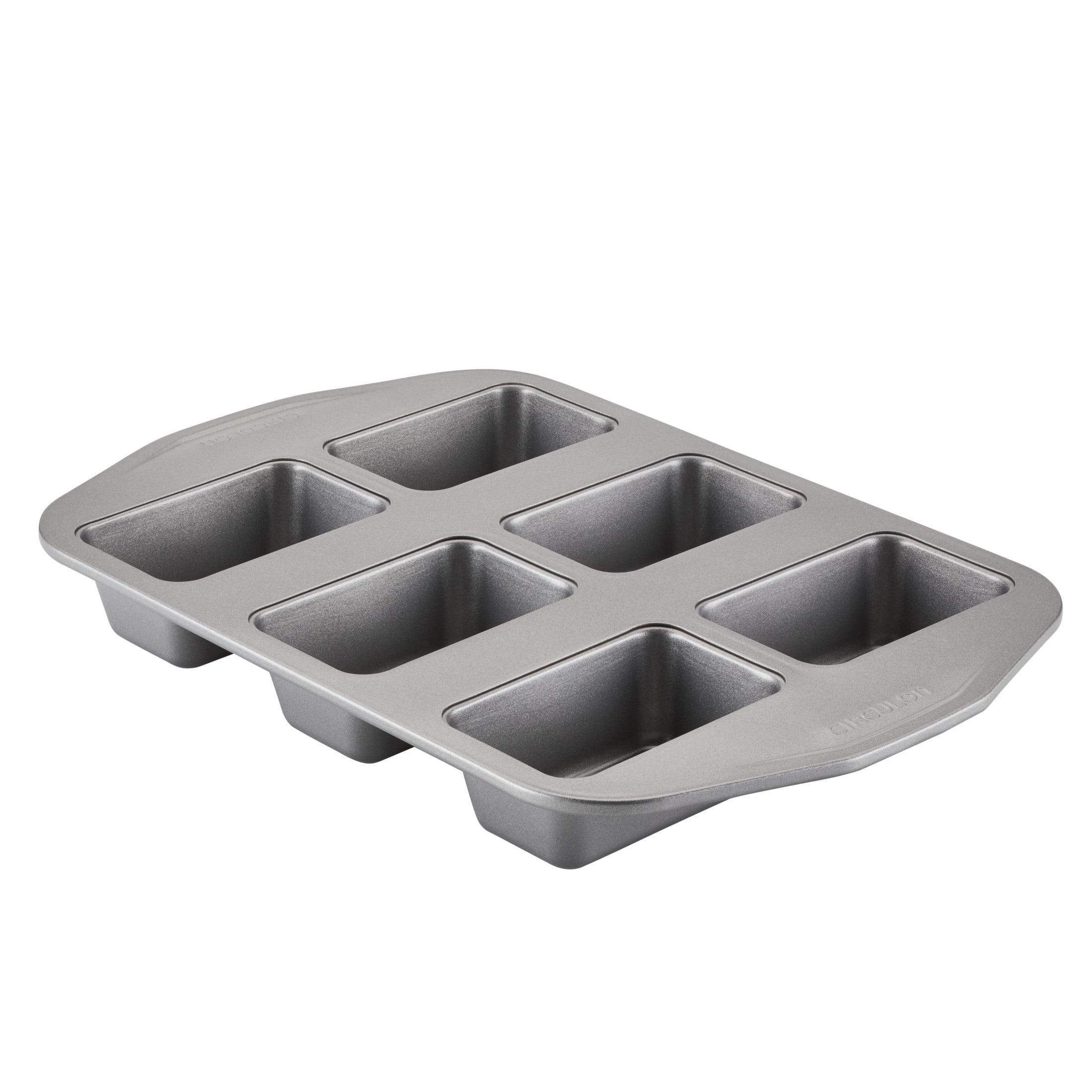 Circulon 6 Cavity Mini Loaf Pan - Gray