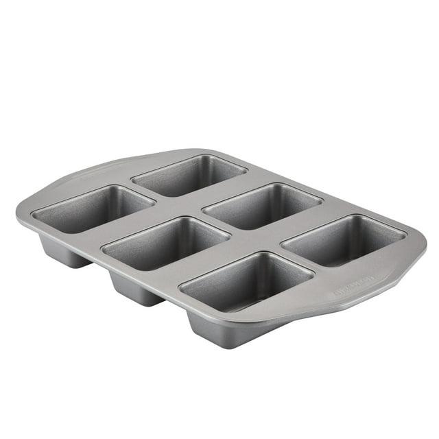 Circulon Circulon Nonstick Bakeware Mini Loaf Pan, 6-Cup, Gray
