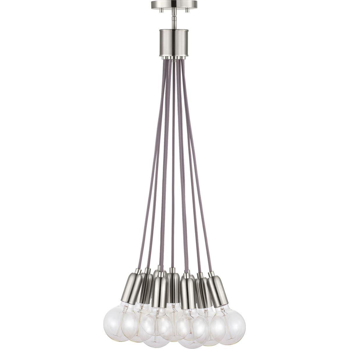 Cirro Brushed Nickel 9-Light Globe Pendant