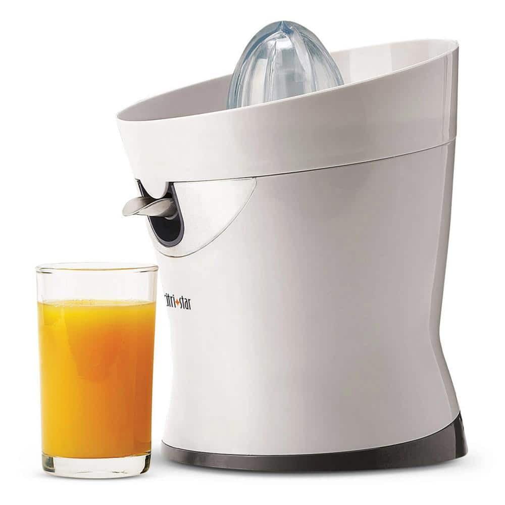 White Electric Stainless Steel Citrus Juicer