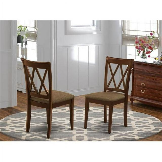 East West Furniture, Dining Chair-  Mahogany Color