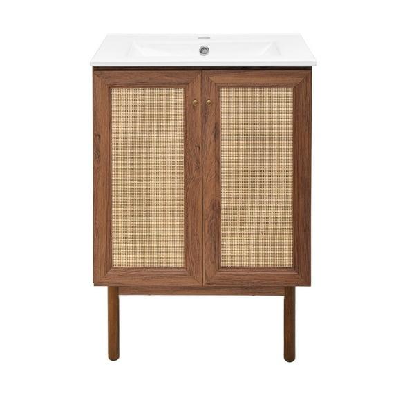 Classe 24" Freestanding Bathroom Vanity with Sink Top