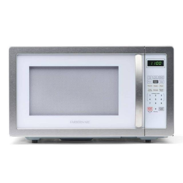 Farberware Farberware Classic Countertop Microwave Oven, 1.1 Cubic Feet cu. ft., 1000 watts, with Child Lock FMO11AHTPLB