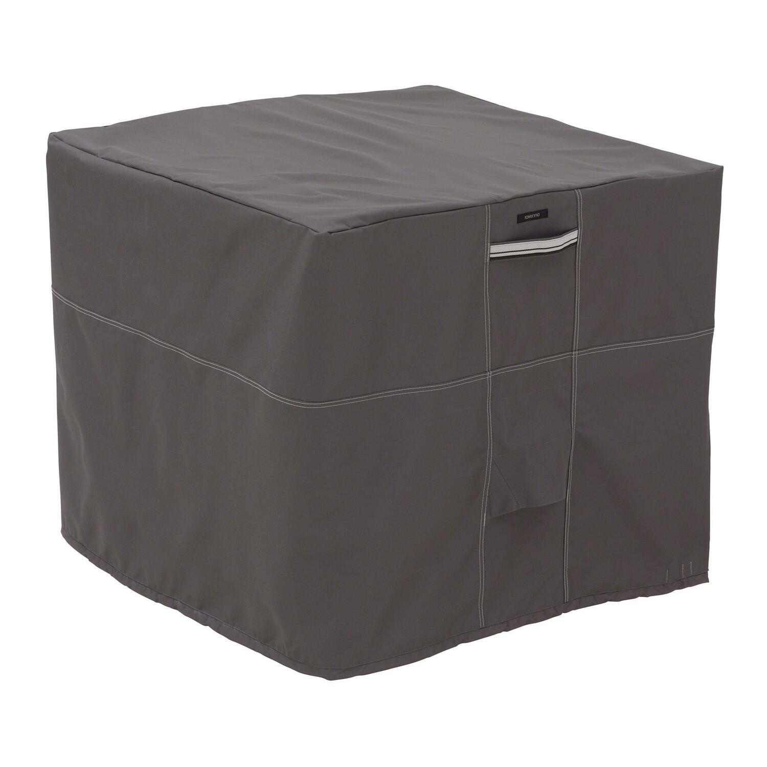 Classic Accessories Ravenna Air Conditioner Cover, Square-Color:Taupe,Shape:Square
