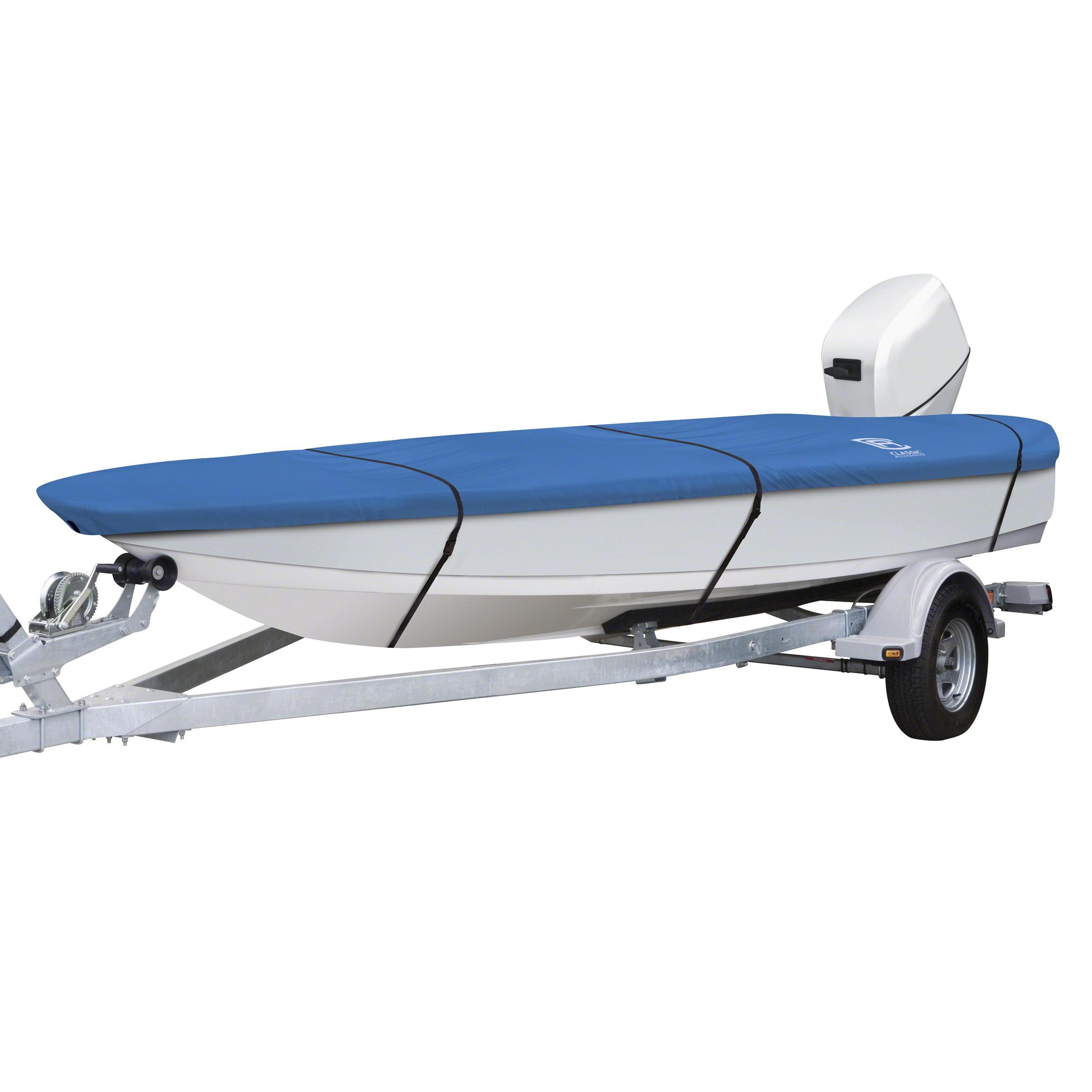 Classic Accessories Stellex™ All Seasons Boat Cover, Fits Boats 12' - 14' L x 68" W, Trailerable Boat Cover with Polyester Fade-Resistant Fabric, Model AA