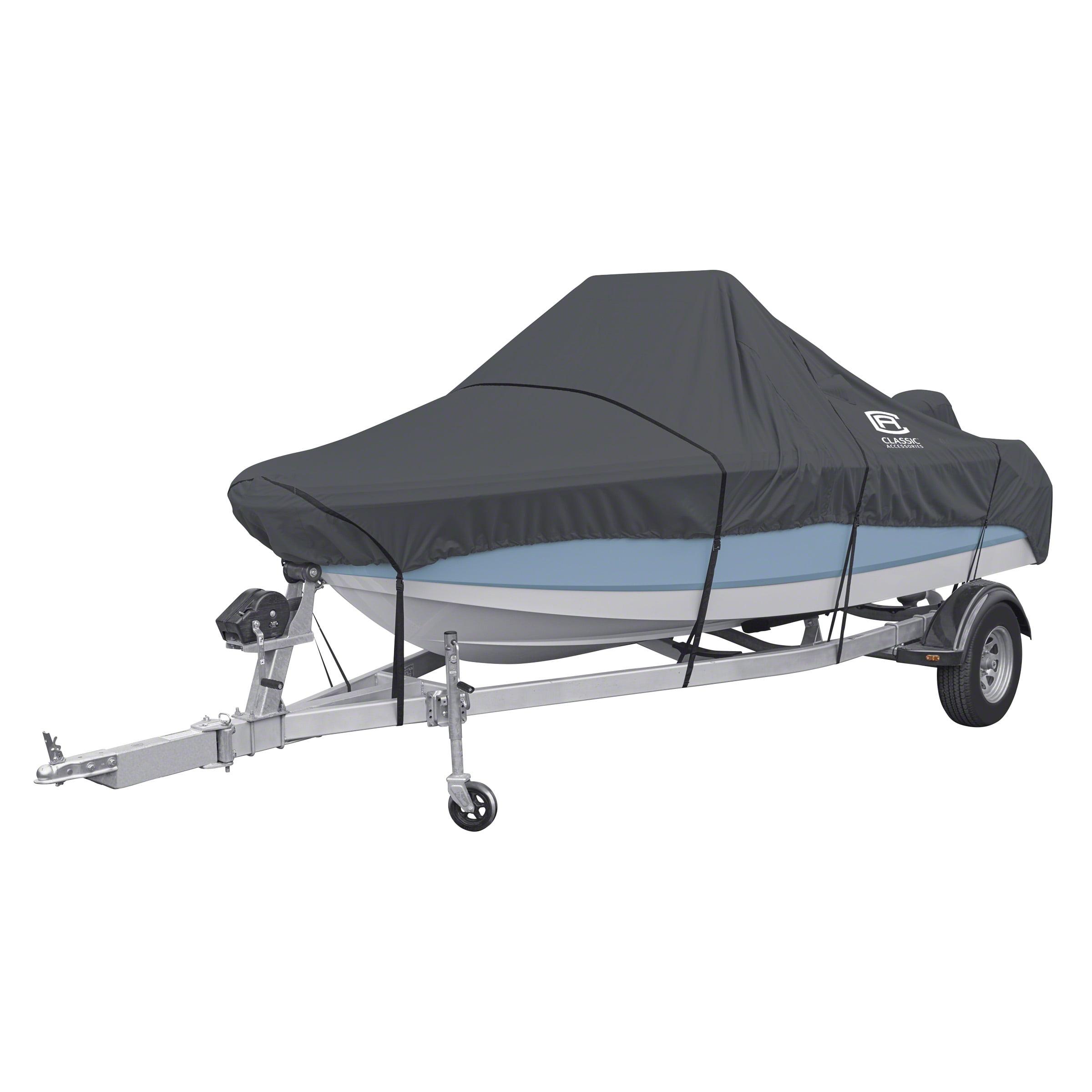 StormPro Gray Marine-Grade Center Console Boat Cover