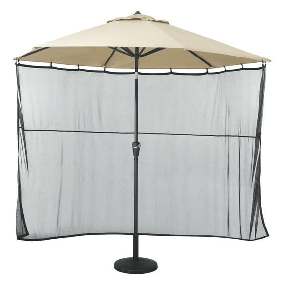 Classic Accessories Universal Patio Umbrella Shade Screen, Black