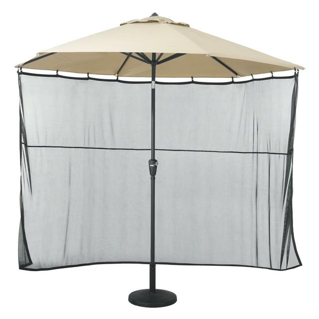 Classic Accessories Universal Patio Umbrella Shade Screen, Black