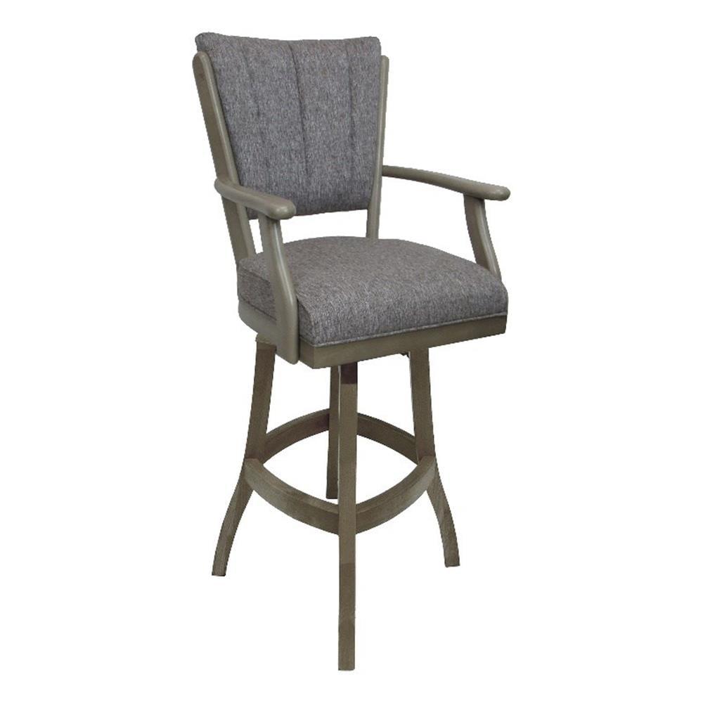 Red Barrel Studio® Irminger Classic Swivel Wood Extra Tall Stool 34" Seat