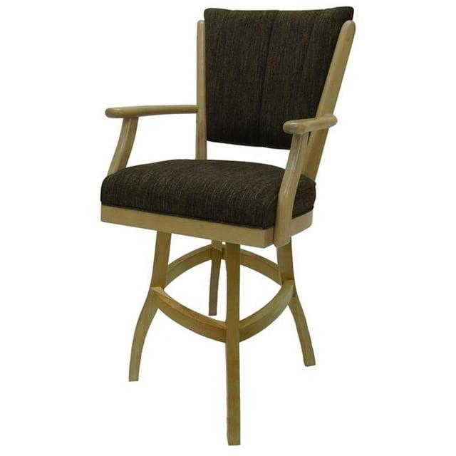 Classic Extra Tall 34" Solid Wood Bar Stool - Sanora Brown - CT