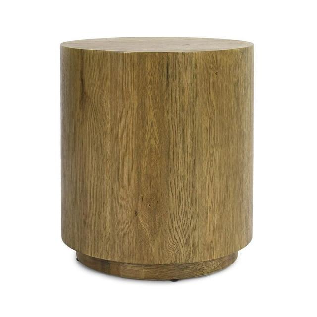 Layne 20" Round End Table in Light Brown
