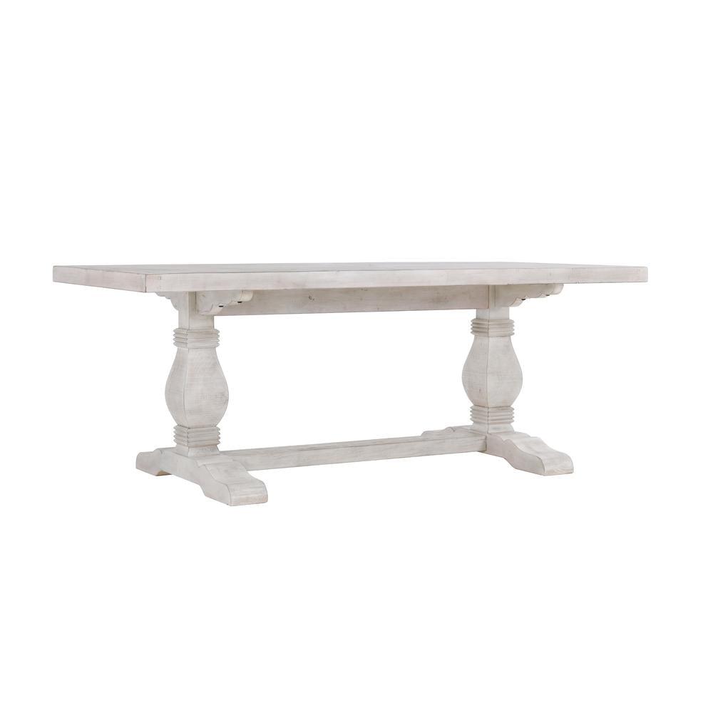 Classic Home Quincy 78" Dining Table Nordic Ivory