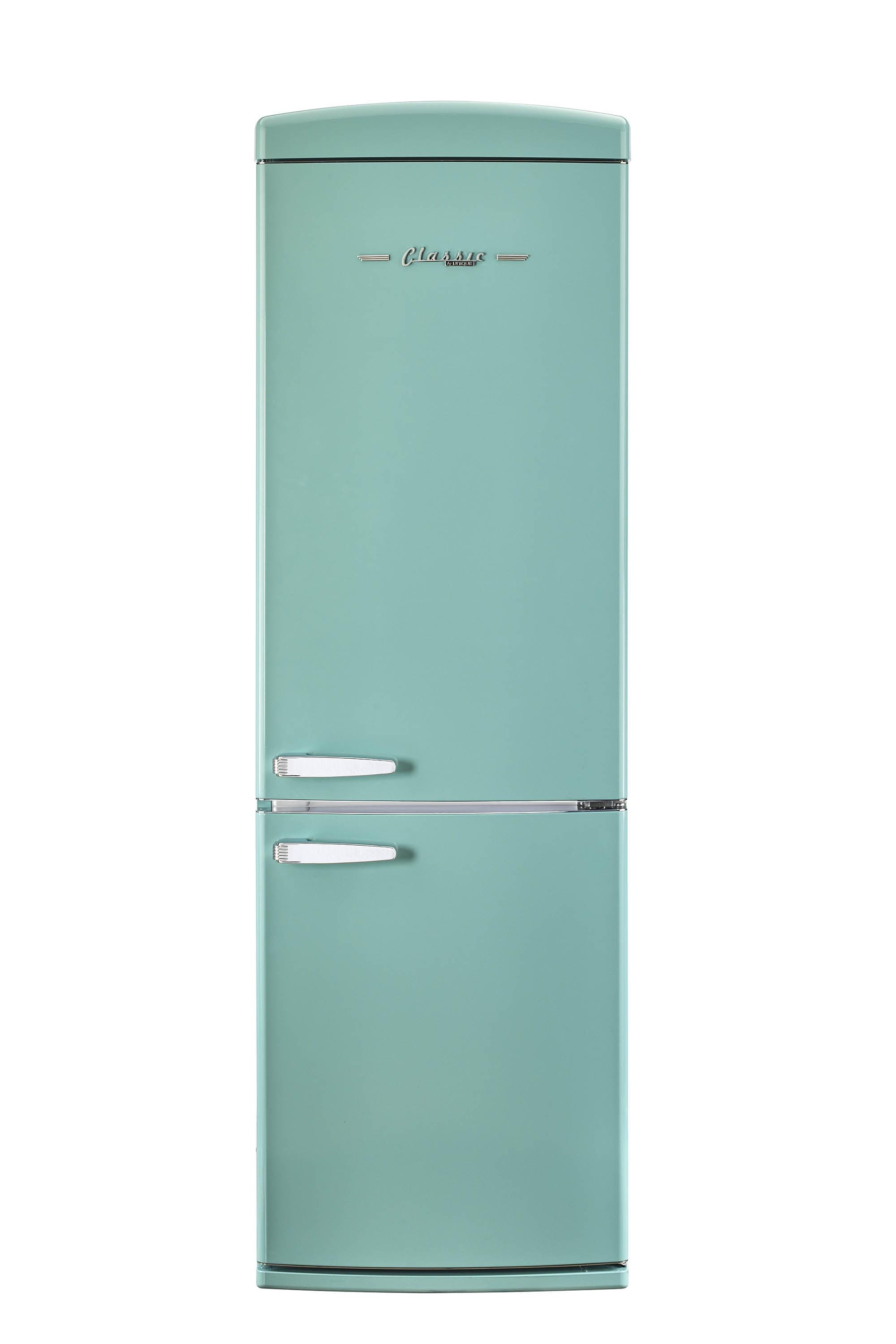 Classic Retro 24 In 12 Cu.ft Bottom Mount Fridge Auto Defrost, Energy Star Certified, Counter Depth