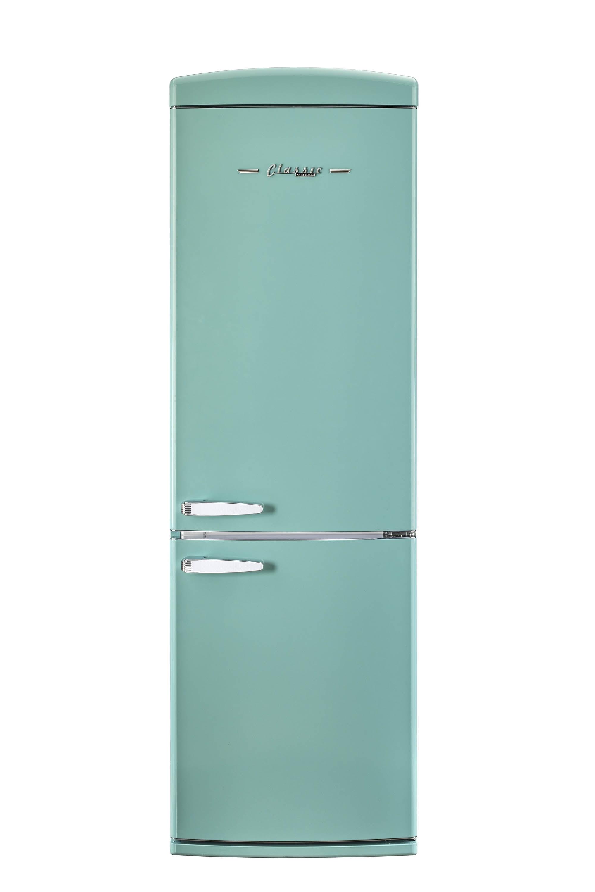 Unique Appliances Classic Retro 24 In 12 Cu.ft Bottom Mount Fridge Auto Defrost, Energy Star Certified, Counter Depth UGP-340L T AC
