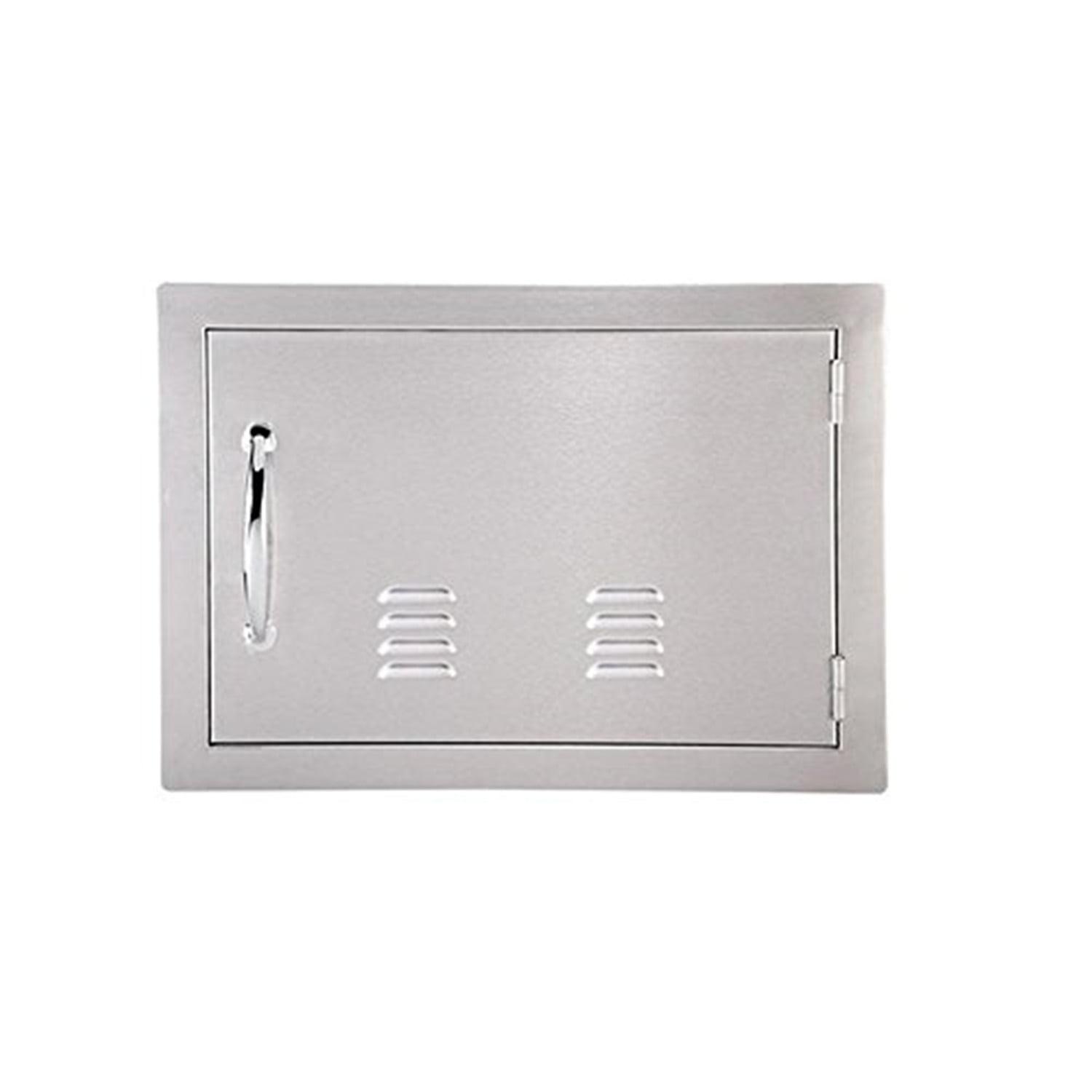 Classic 14" x 20" Stainless Steel Horizontal Access Door with Vents