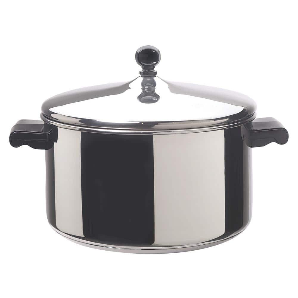 Farberware Classic 6-Quart Stainless Steel Stockpot with Lid