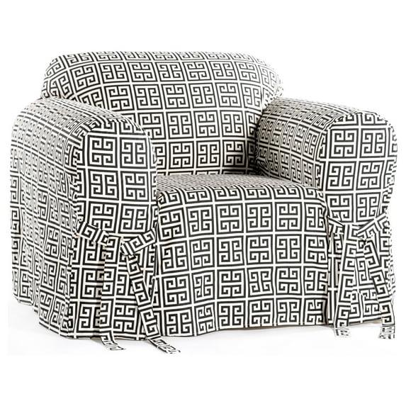 Mercer41 Cotton Box Cushion Armchair Slipcover