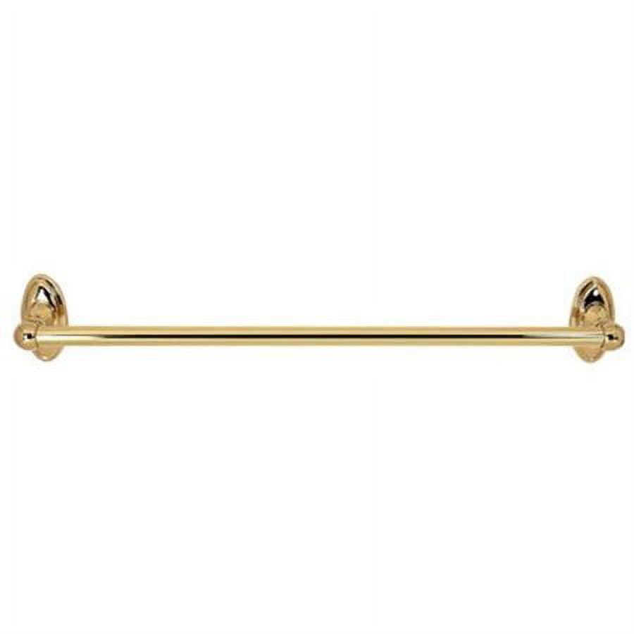 Classic Polished Brass 30'' Wall Mounted Towel Bar