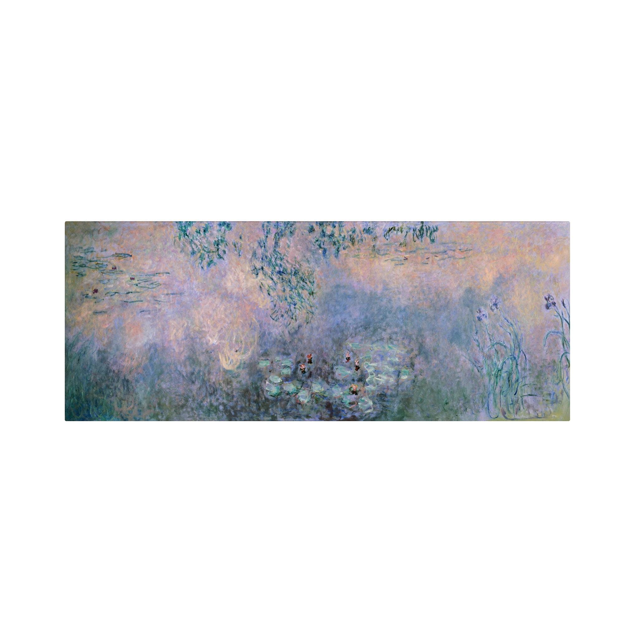 Claude Monet 'Water Lilies 1914-22' Canvas Art-10x32