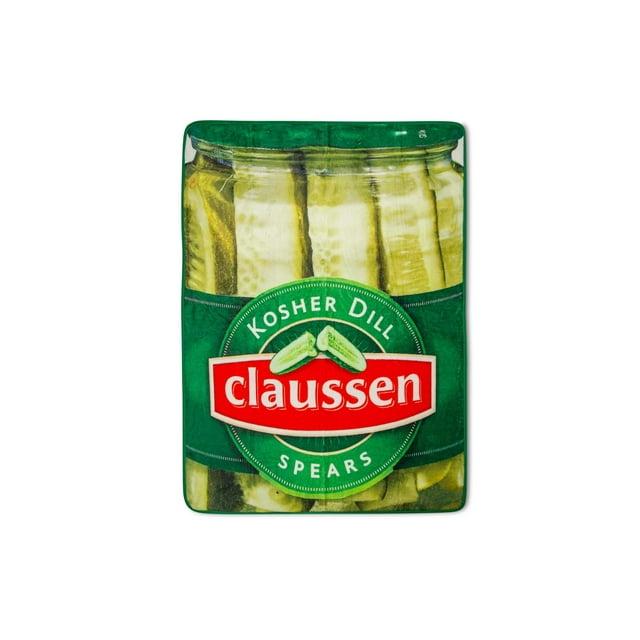 Toynk Claussen Kosher Dill Pickles Fleece Throw Blanket | 45 x 60 Inches