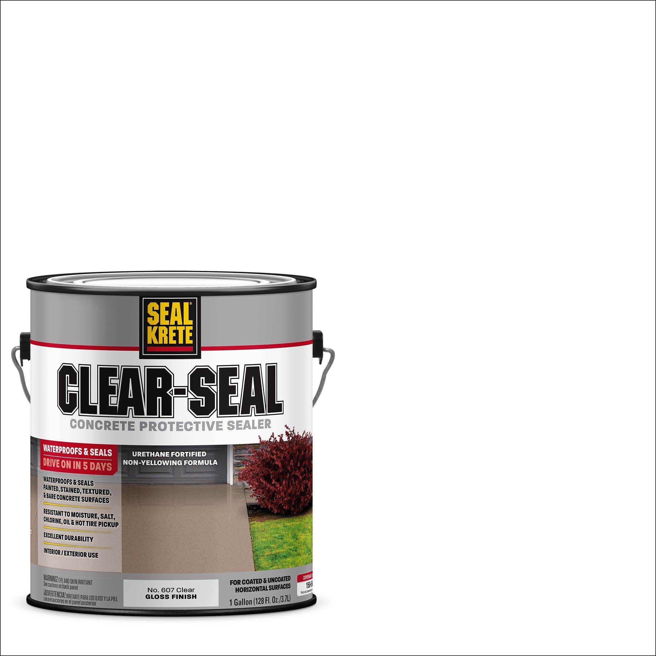 Clear Gloss Concrete Protective Sealer, 1-Gallon