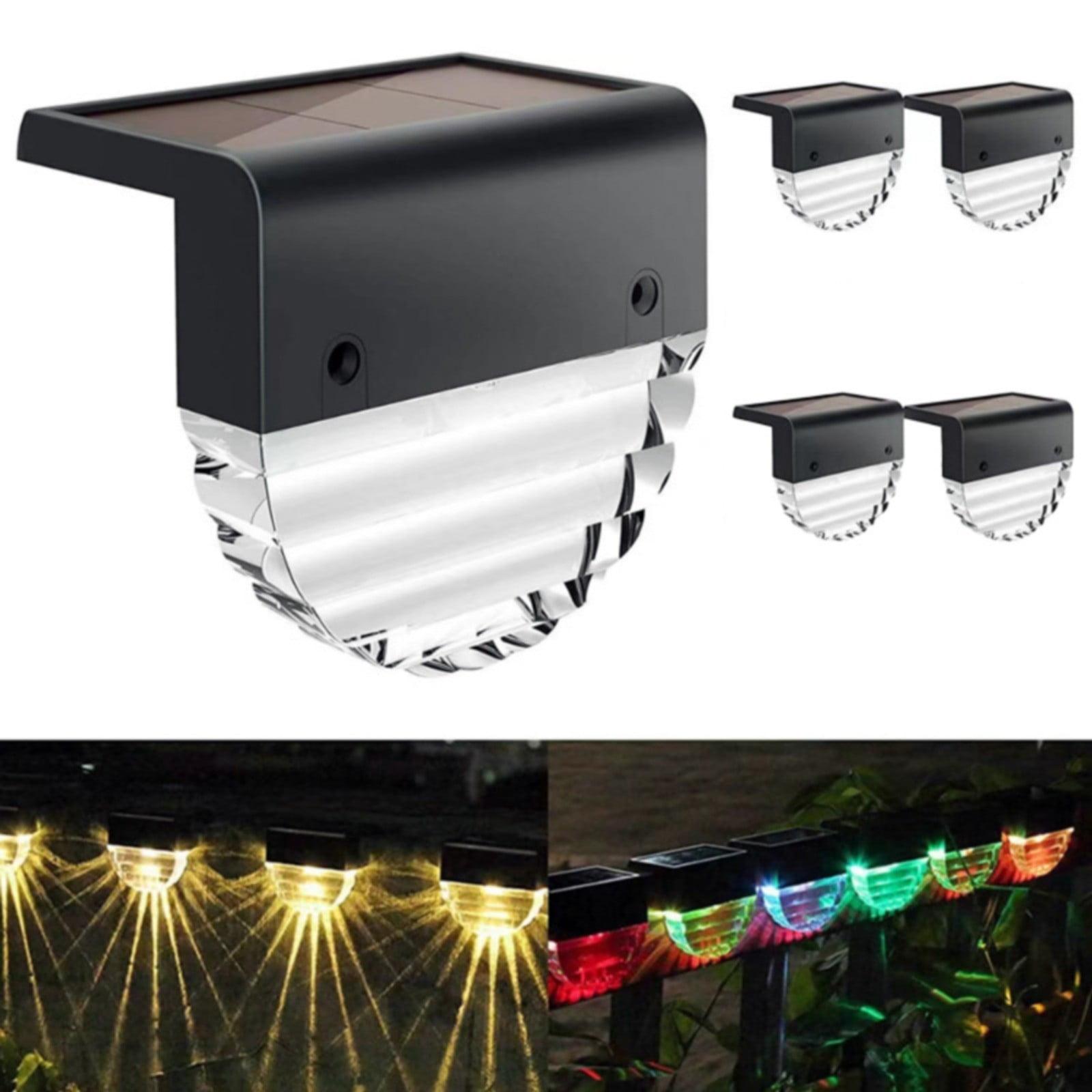 Clearance Sale! Lssam Garden Lamp Outdoor Solar Lamp 6 Solar Lights For Outdoor Garden LED Garden Lights For Patio Decoration Terrace Passageway Steps And Stairs 2 Mode LED Warm White/color Lighting