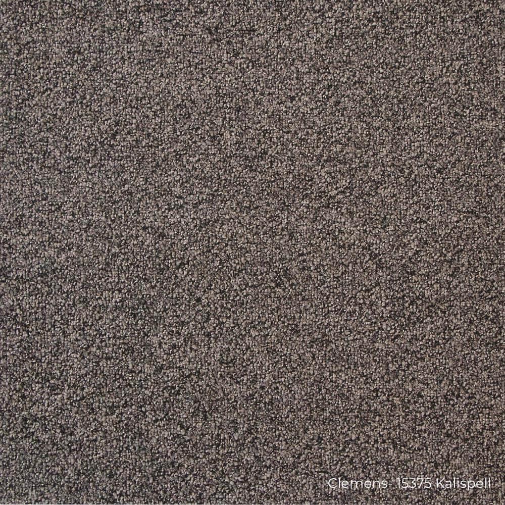 Gray Nylon Low Pile Peel and Stick Carpet Tile