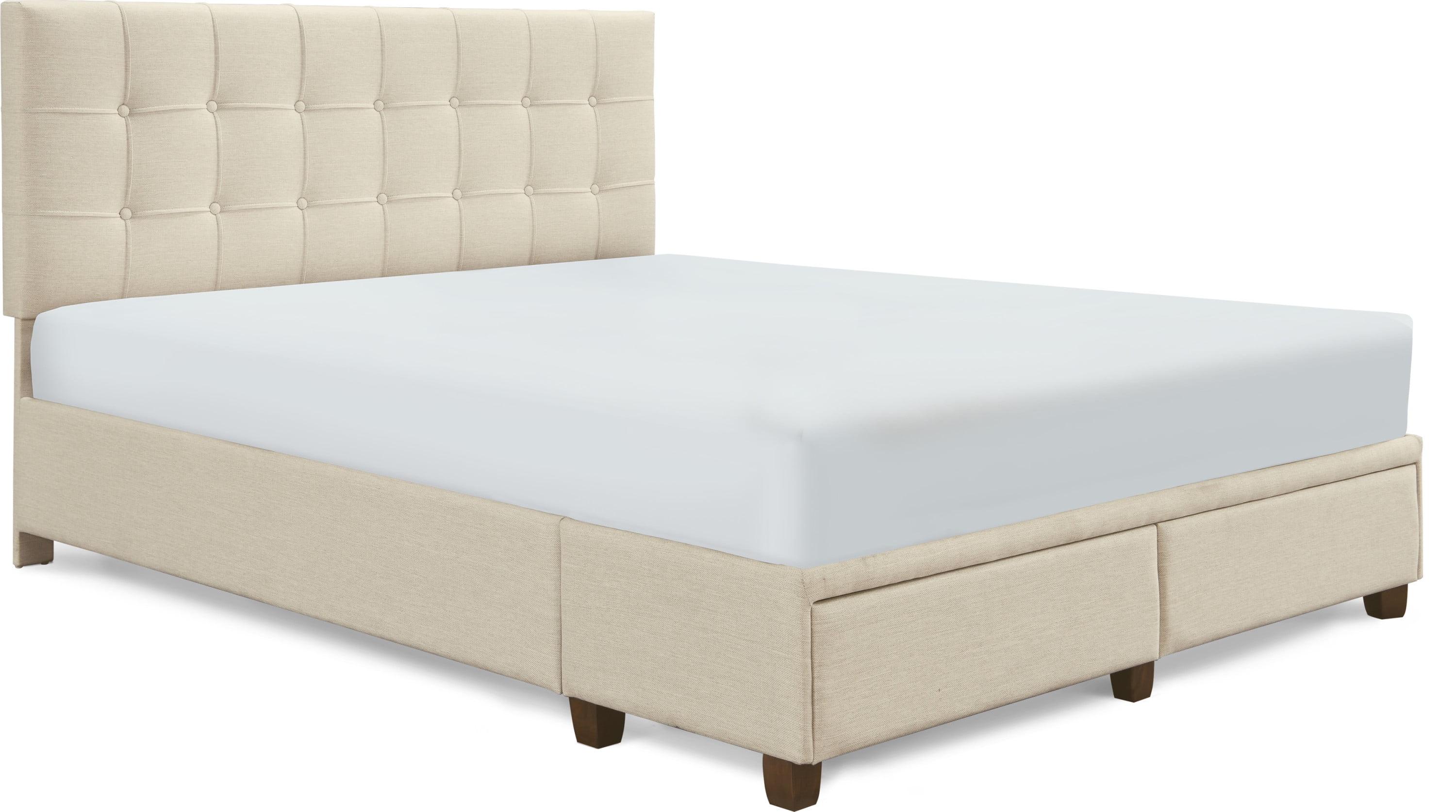 ClickDecor Langston Edmond Storage Bed with Adjustable Height Headboard
